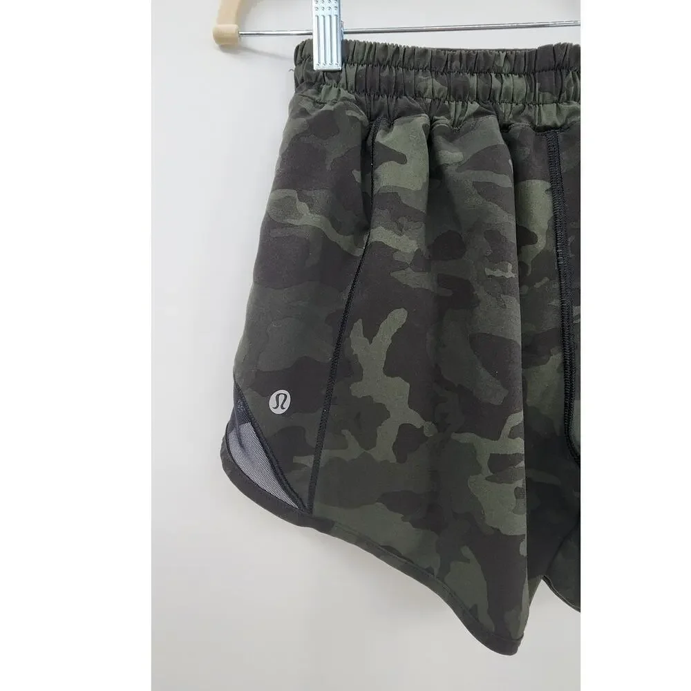 Lululemon Hotty Hot Camo Shorts Size 4 Tall